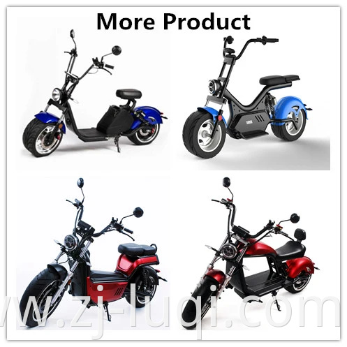 Wholesale in Stock Big Power Capacity Large Load Fashionable Luqi Electric Scooters with 2 Man